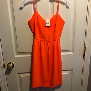 Orange casual dress